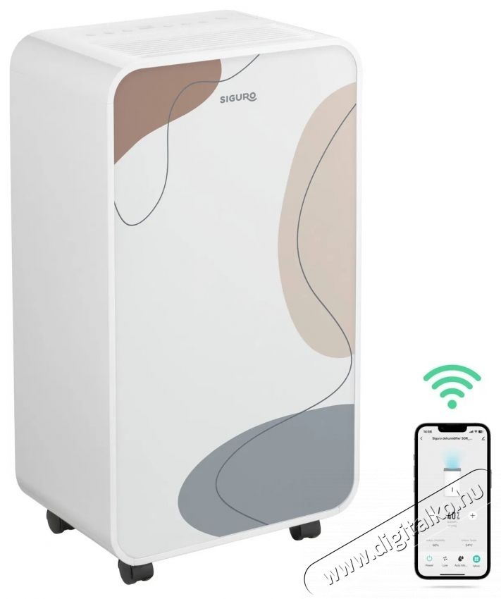 Siguro DH-C400K Dry Nest 16L WiFi p&aacute;ramentes&iacute;tő Sz&eacute;ps&eacute;g&aacute;pol&aacute;s / Eg&eacute;szs&eacute;g - L&eacute;gtiszt&iacute;t&oacute; / p&aacute;r&aacute;s&iacute;t&oacute; / p&aacute;r&aacute;tlan&iacute;t&oacute; - P&aacute;ramentes&iacute;tő - 532182