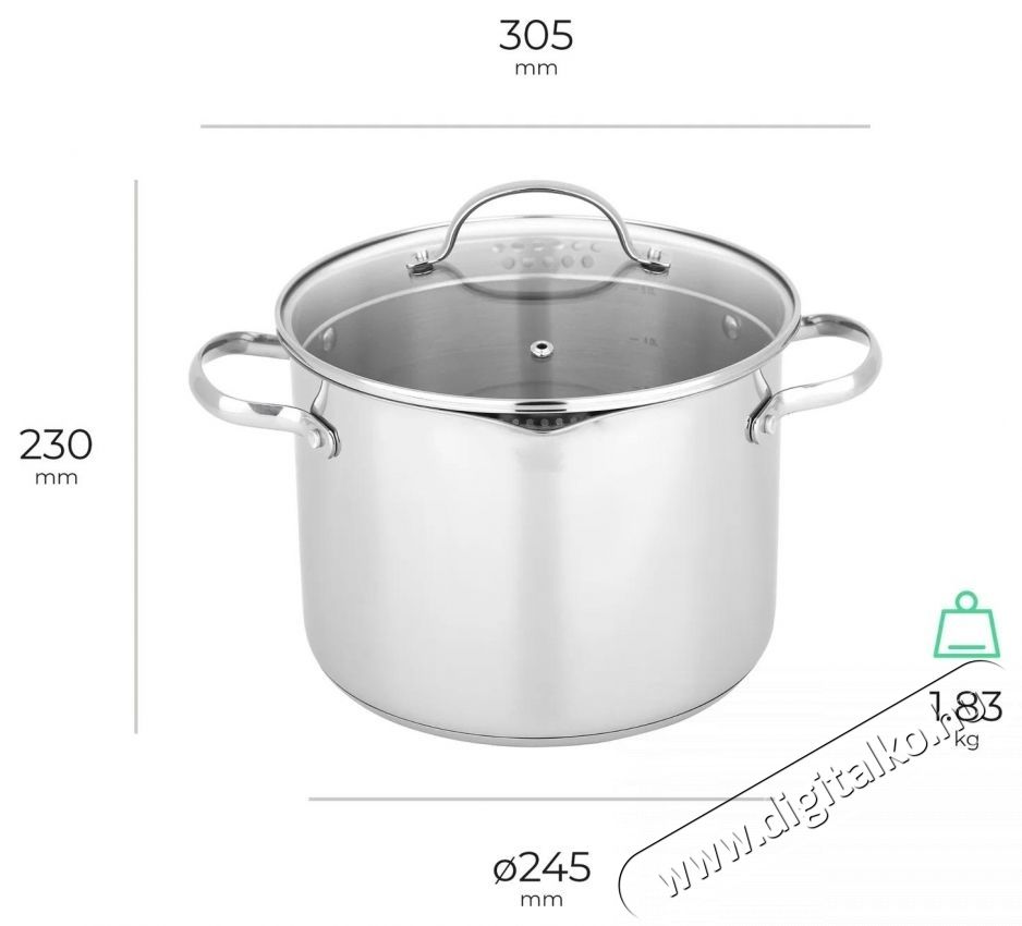 Siguro Pure Delight, okos fedővel, 10 db Konyhai term&eacute;kek - Ed&eacute;ny - Ed&eacute;ny k&eacute;szlet - 504914