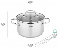 Siguro Pure Delight, okos fedővel, 10 db Konyhai term&eacute;kek - Ed&eacute;ny - Ed&eacute;ny k&eacute;szlet - 504914