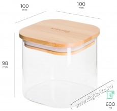 Siguro Bamboo - 0,6l, 9,8x10x10cm Konyhai term&eacute;kek - Ed&eacute;ny - &Eacute;telt&aacute;rol&oacute; - 520620