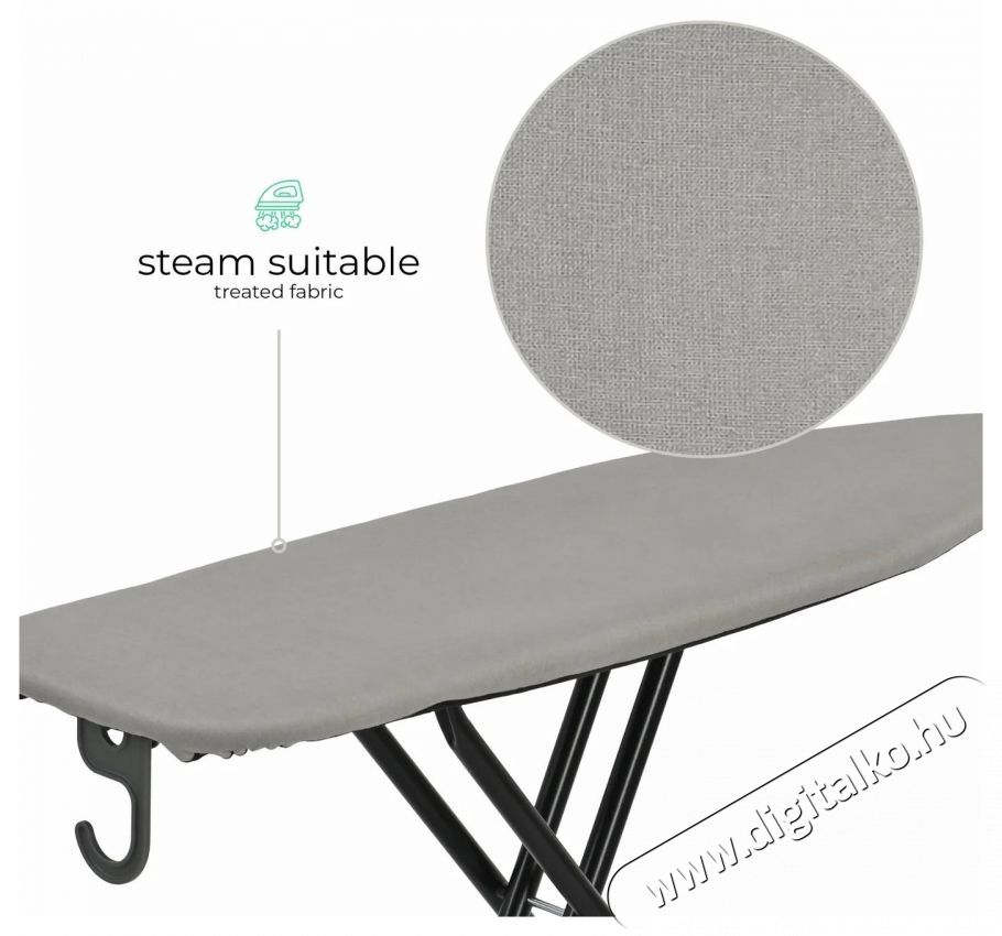 Siguro Steam Transformer vasal&oacute;deszka 109 x 35,5 cm, fekete H&aacute;ztart&aacute;s / Otthon / K&uuml;lt&eacute;r - Vasal&oacute; - Vasal&oacute;deszka - 537997