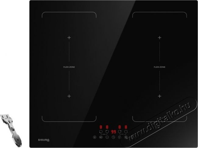 Siguro HB-I260B Induction Cooker Pro Elite Főzőlap Konyhai term&eacute;kek - S&uuml;tő-főzőlap, tűzhely (be&eacute;p&iacute;thető) - Indukci&oacute;s főzőlap (be&eacute;p&iacute;thető) - 540062