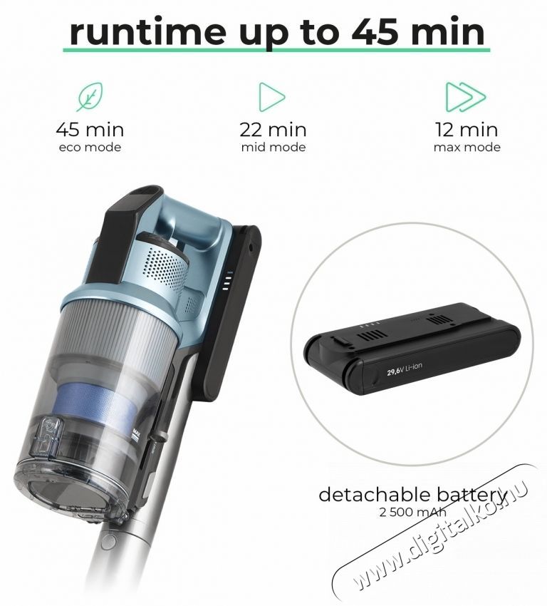 Siguro BLDC VT-P700L Turbo Vac Star Pro Max &Aacute;ll&oacute; porsz&iacute;v&oacute; H&aacute;ztart&aacute;s / Otthon / K&uuml;lt&eacute;r - Porsz&iacute;v&oacute; / takar&iacute;t&oacute;g&eacute;p - K&eacute;zi / &aacute;ll&oacute; porsz&iacute;v&oacute; - 540668