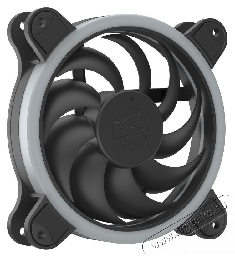SilentiumPC 120mm Corona HP EVO ARGB 3-pack ház hűtőventilátor Iroda és számítástechnika - Egyéb számítástechnikai termék - 380328