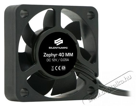 SilentiumPC 40mm Zephyr 40 h&aacute;z hűtőventil&aacute;tor Iroda &eacute;s sz&aacute;m&iacute;t&aacute;stechnika - Egy&eacute;b sz&aacute;m&iacute;t&aacute;stechnikai term&eacute;k - 380340