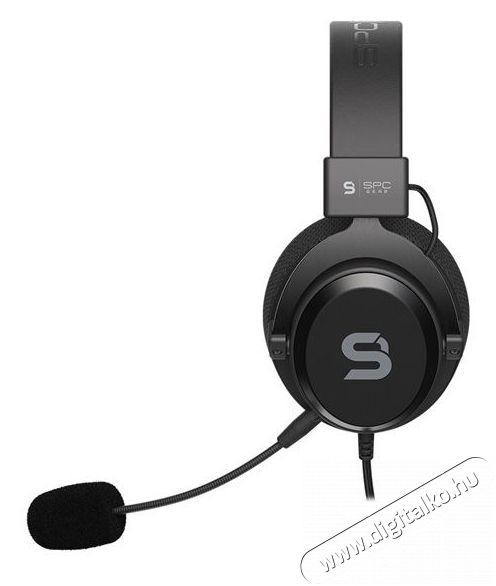 SilentiumPC SPC Gear VIRO Infra gamer headset - fekete Audio-Video / Hifi / Multimédia - Fül és Fejhallgatók - Fejhallgató mikrofonnal / headset - 380374