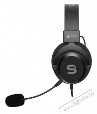 SilentiumPC SPC Gear VIRO Infra gamer headset - fekete Audio-Video / Hifi / Multimédia - Fül és Fejhallgatók - Fejhallgató mikrofonnal / headset - 380374