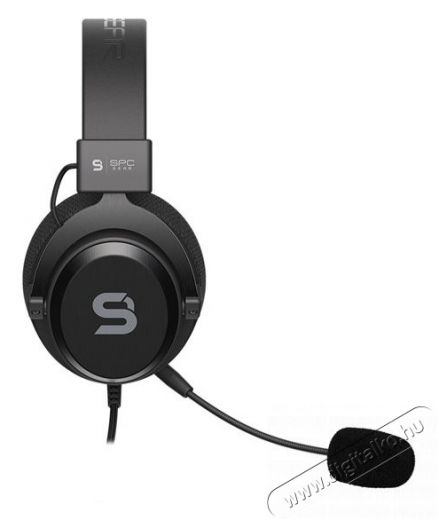 SilentiumPC SPC Gear VIRO Infra gamer headset - fekete Audio-Video / Hifi / Multimédia - Fül és Fejhallgatók - Fejhallgató mikrofonnal / headset - 380374