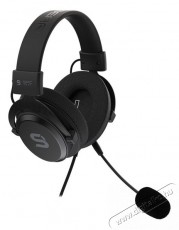 SilentiumPC SPC Gear VIRO Infra gamer headset - fekete Audio-Video / Hifi / Multimédia - Fül és Fejhallgatók - Fejhallgató mikrofonnal / headset - 380374