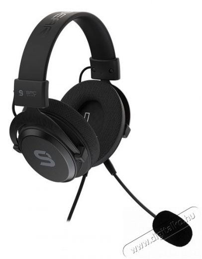SilentiumPC SPC Gear VIRO Infra gamer headset - fekete Audio-Video / Hifi / Multimédia - Fül és Fejhallgatók - Fejhallgató mikrofonnal / headset - 380374