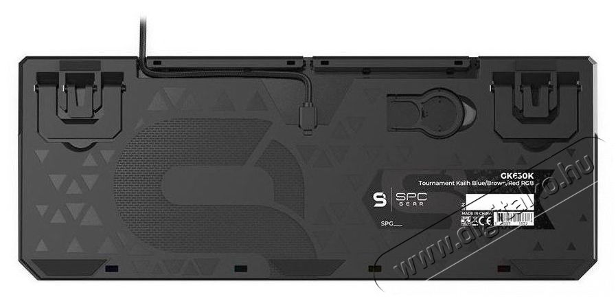 SilentiumPC SPC Gear GK630K HU Tournament (Kailh Red) RGB mechanikus gamer billentyűzet Iroda &eacute;s sz&aacute;m&iacute;t&aacute;stechnika - Billentyűzet / billentyűzet szett - Vezet&eacute;kes - 385159