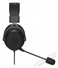 SilentiumPC SPC Gear VIRO fekete gamer headset Mobil / Kommunikáció / Smart - Mobiltelefon kiegészítő / tok - Headset - 385071