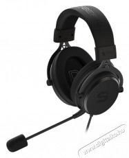 SilentiumPC SPC Gear VIRO fekete gamer headset Mobil / Kommunikáció / Smart - Mobiltelefon kiegészítő / tok - Headset - 385071