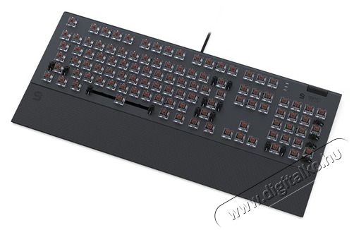 SilentiumPC SPC Gear GK650K Omnis (Kailh Brown) RGB mechanikus gamer billentyűzet Iroda &eacute;s sz&aacute;m&iacute;t&aacute;stechnika - Billentyűzet / billentyűzet szett - Vezet&eacute;kes - 415581