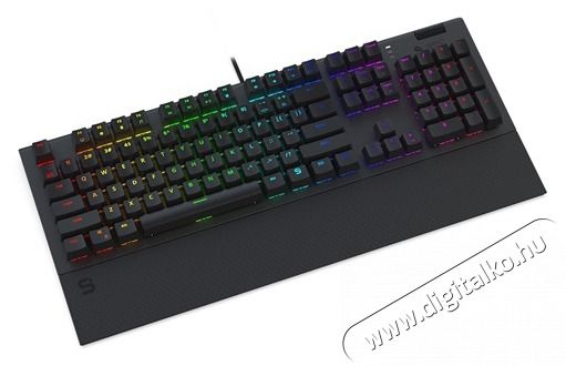 SilentiumPC SPC Gear GK650K Omnis (Kailh Brown) RGB mechanikus gamer billentyűzet Iroda &eacute;s sz&aacute;m&iacute;t&aacute;stechnika - Billentyűzet / billentyűzet szett - Vezet&eacute;kes - 415581