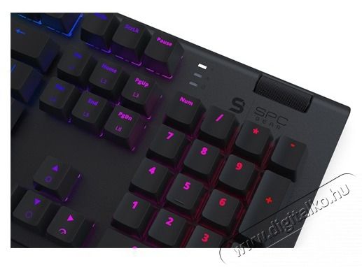 SilentiumPC SPC Gear GK650K Omnis (Kailh Brown) RGB mechanikus gamer billentyűzet Iroda &eacute;s sz&aacute;m&iacute;t&aacute;stechnika - Billentyűzet / billentyűzet szett - Vezet&eacute;kes - 415581