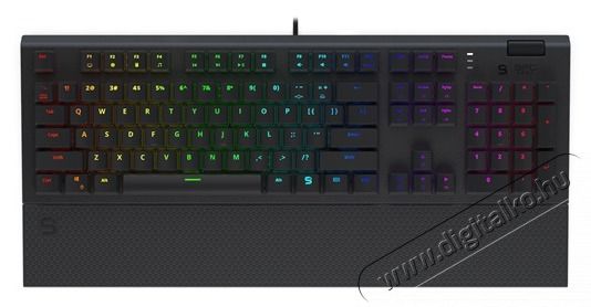 SilentiumPC SPC Gear GK650K Omnis (Kailh Brown) RGB mechanikus gamer billentyűzet Iroda &eacute;s sz&aacute;m&iacute;t&aacute;stechnika - Billentyűzet / billentyűzet szett - Vezet&eacute;kes - 415581