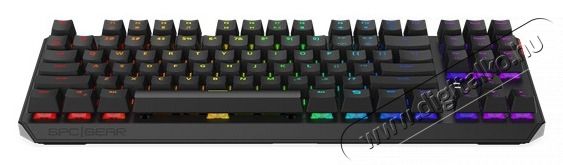 SilentiumPC SPC Gear GK630K US Tournament (Kailh Blue) RGB mechanikus gamer billentyűzet Iroda &eacute;s sz&aacute;m&iacute;t&aacute;stechnika - Billentyűzet / billentyűzet szett - Vezet&eacute;kes - 453282