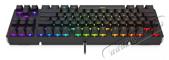 SilentiumPC SPC Gear GK630K US Tournament (Kailh Blue) RGB mechanikus gamer billentyűzet Iroda &eacute;s sz&aacute;m&iacute;t&aacute;stechnika - Billentyűzet / billentyűzet szett - Vezet&eacute;kes - 453282