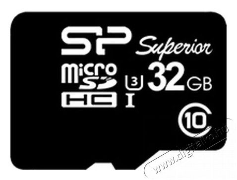 Silicon Power microSDHC 32GB UHS-I Superior memóriakártya + SD adapter - SP032GBSTHDU3V10SP Memória kártya / Pendrive - MicroSD / MicroSDHC kártya