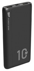 Silicon Power Akkubank - 10000mAh QP15 fekete power bank Mobil / Kommunikáció / Smart - Powerbank / Külső akkumulátor és töltő - 496853