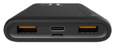 Silicon Power Akkubank - 10000mAh QP15 fekete power bank Mobil / Kommunikáció / Smart - Powerbank / Külső akkumulátor és töltő - 496853