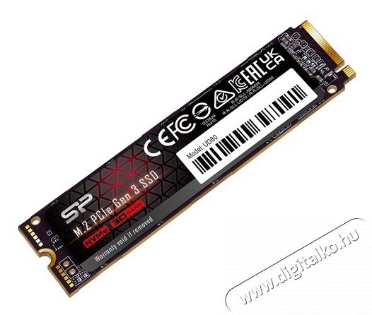 Silicon Power 500GB M.2 2280 PCIe Gen 3x4 NVMe UD80 (SP500GBP34UD8005) SSD Iroda &eacute;s sz&aacute;m&iacute;t&aacute;stechnika - Adatt&aacute;rol&oacute; / merevlemez - SSD - 500178