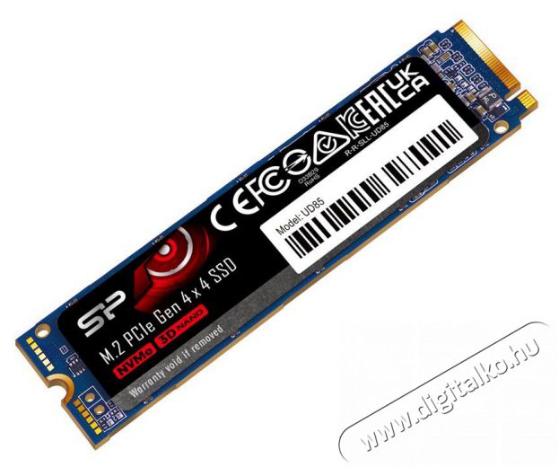 Silicon Power 1TB M.2 2280 PCIe Gen 4x4 NVMe UD85 (SP01KGBP44UD8505) kék SSD Iroda és számítástechnika - Adattároló / merevlemez - SSD - 515851