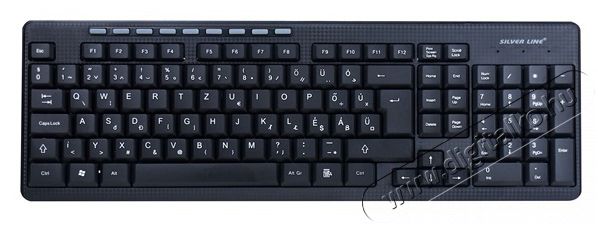 Silverline MM-KB818 HUN USB fekete multimédiás billentyűzet Iroda és számítástechnika - Billentyűzet / billentyűzet szett - Vezeték nélküli - 463419