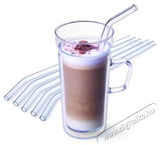 SIMAX Hajlított szívószál 23 cm 6 db + EXCLUSIVE kefe Konyhai termékek - Konyhai eszköz - Egyéb konyhai eszköz - 526068