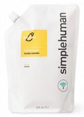 SimpleHuman CT1002EF citromos folyékony mosogatószer utántöltő zacskó (1 liter) Háztartás / Otthon / Kültér - Fürdőszoba / wc - Folyékony szappan - 300499