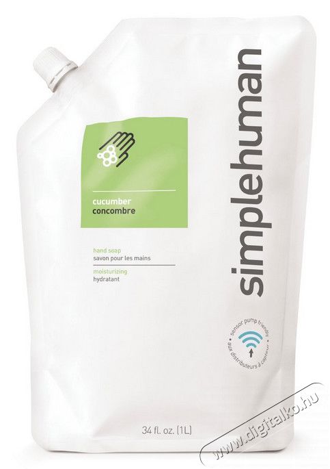 SimpleHuman CT1020 Cucumber folyékony utántöltős szappan (1 liter) Háztartás / Otthon / Kültér - Fürdőszoba / wc - Folyékony szappan - 297909