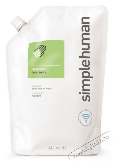 SimpleHuman CT1020 Cucumber folyékony utántöltős szappan (1 liter) Háztartás / Otthon / Kültér - Fürdőszoba / wc - Folyékony szappan - 297909