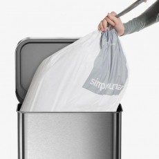 SimpleHuman CW0260 K-típusú egyedi méretezésű szemetes zsák újratöltő csomag (60 db) Háztartás / Otthon / Kültér - Lakásfelszerelés - Szemetes zsák / kiegészítő - 349931