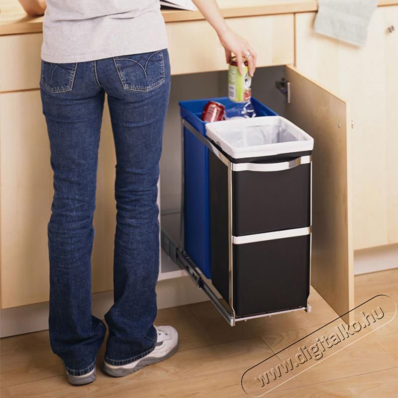 SimpleHuman CW1016 szelektív szemetes Háztartás / Otthon / Kültér - Lakásfelszerelés - Szemetes - 303302