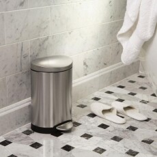 SimpleHuman CW1834CB 6 literes félkör alakú pedálos szemetes Háztartás / Otthon / Kültér - Lakásfelszerelés - Szemetes - 325292