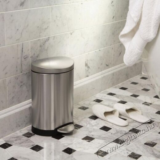 SimpleHuman CW1834CB 6 literes félkör alakú pedálos szemetes Háztartás / Otthon / Kültér - Lakásfelszerelés - Szemetes - 325292
