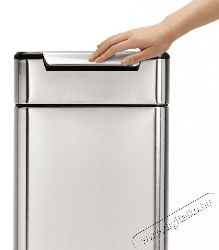 SimpleHuman CW2015 30 literes négyszögletes, érintő nyitású, rozsdamentes szemetes Háztartás / Otthon / Kültér - Lakásfelszerelés - Szemetes - 315684