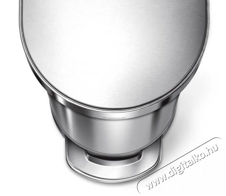 SimpleHuman CW2044 45 literes vékony formájú pedálos szemetes - rozsdamentes Háztartás / Otthon / Kültér - Lakásfelszerelés - Szemetes - 329129