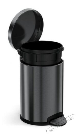 SimpleHuman CW2070 4.5 literes kerek, pedálos szemetes - rozsdamentes fekete Háztartás / Otthon / Kültér - Lakásfelszerelés - Szemetes - 344363