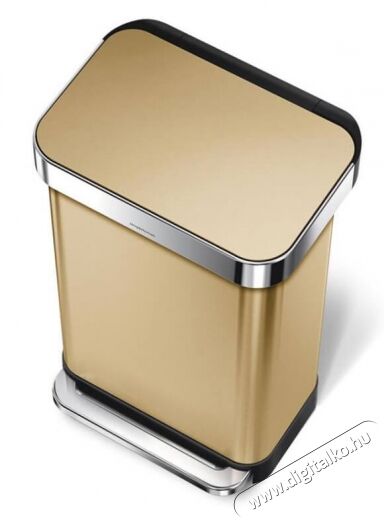 SimpleHuman simplehuman CW2073 45 literes pedálos szemetes beépített zsáktartóval - sárgaréz Háztartás / Otthon / Kültér - Lakásfelszerelés - Szemetes - 346110