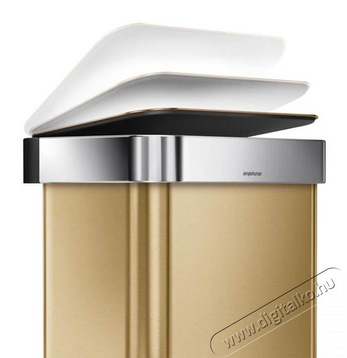 SimpleHuman simplehuman CW2073 45 literes pedálos szemetes beépített zsáktartóval - sárgaréz Háztartás / Otthon / Kültér - Lakásfelszerelés - Szemetes - 346110