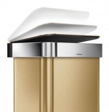SimpleHuman simplehuman CW2073 45 literes pedálos szemetes beépített zsáktartóval - sárgaréz Háztartás / Otthon / Kültér - Lakásfelszerelés - Szemetes - 346110