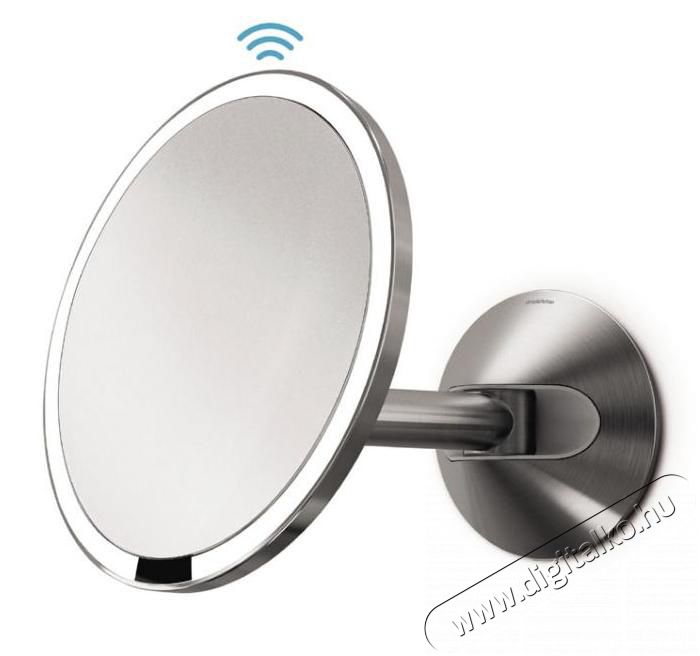 SimpleHuman ST3003 szenzoros fali tükör 5x nagyítással Szépségápolás / Egészség - Tükör - 297899