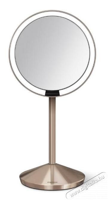 SimpleHuman ST3010 12cm-es szenzoros tükör 10x-es nagyítással - rozéarany Szépségápolás / Egészség - Tükör - 315696