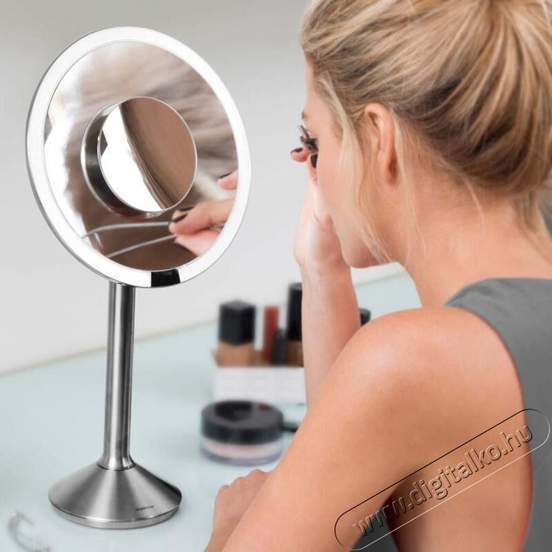 SimpleHuman ST3011 Sensor Mirror Pro 20cm-es szenzoros tükör 5x/10x-es nagyítással - rózsaarany Szépségápolás / Egészség - Tükör - 315697