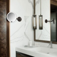 SimpleHuman ST3018 20cm-es szenzoros fürdőszobai tükör 5x nagyítással (rózsaarany) Szépségápolás / Egészség - Tükör - 344365