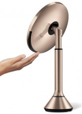 SimpleHuman ST3027 szenzoros smink tükör 20cm - rózsaarany Szépségápolás / Egészség - Tükör - 346589