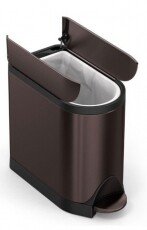 SimpleHuman CW2043 10l pedálos szemetes - bronz Háztartás / Otthon / Kültér - Lakásfelszerelés - Szemetes - 361333