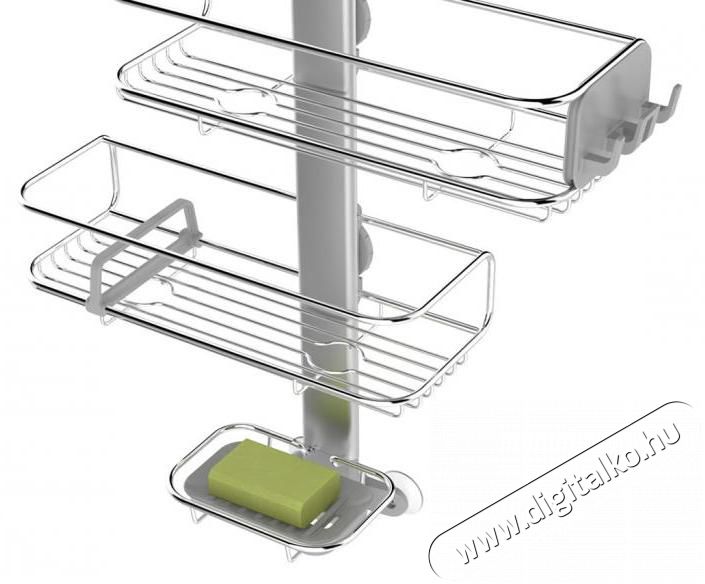 SimpleHuman BT1098 állítható polcos fürdő és zuhany polc Háztartás / Otthon / Kültér - Fürdőszoba / wc - Zuhanyzó polcrendszer - 299859